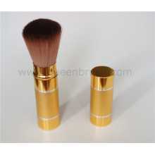 Golden Handle Face Powder Brush Makeup Retractable Brush